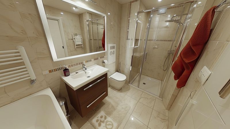 Bathroom with Integrated Storage